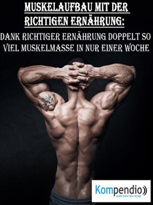 cover image of Muskelaufbau mit der richtigen Ernährung